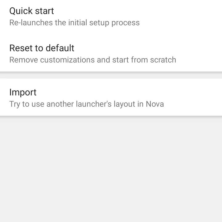 how to use nova launcher backup 1