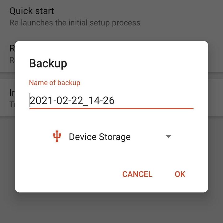 how to use nova launcher backup 2