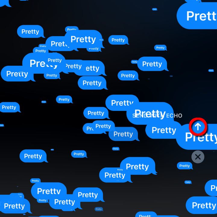 iMessage Echo Effect