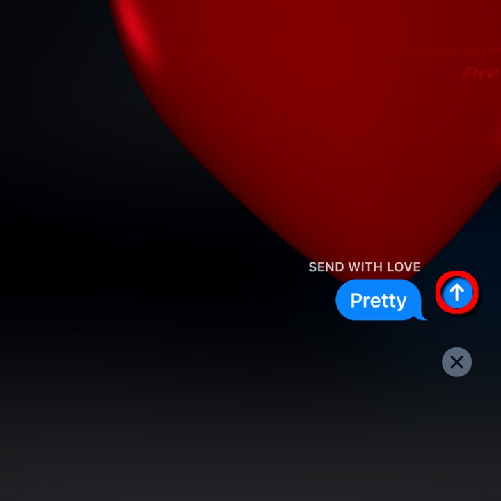 iMessage Love Effect