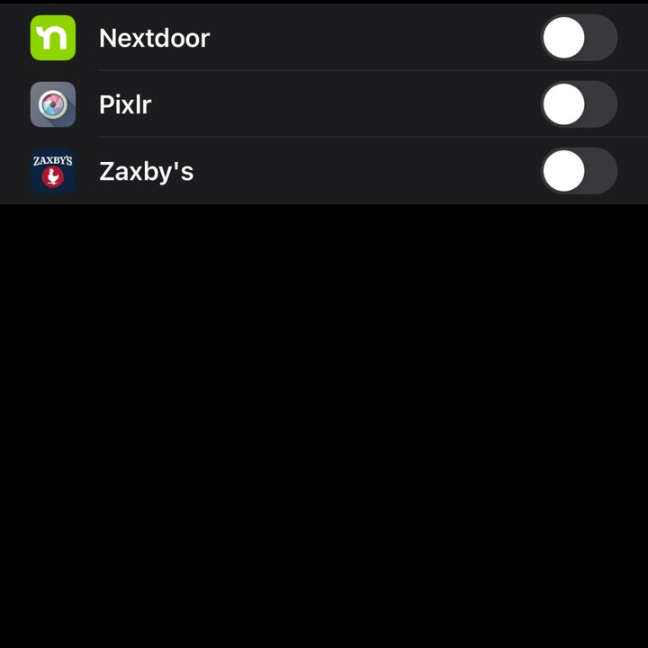 iOS 14 Request to Track Toggle