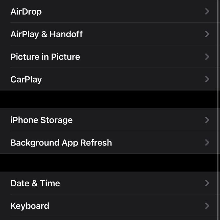 iOS 14 Tap About