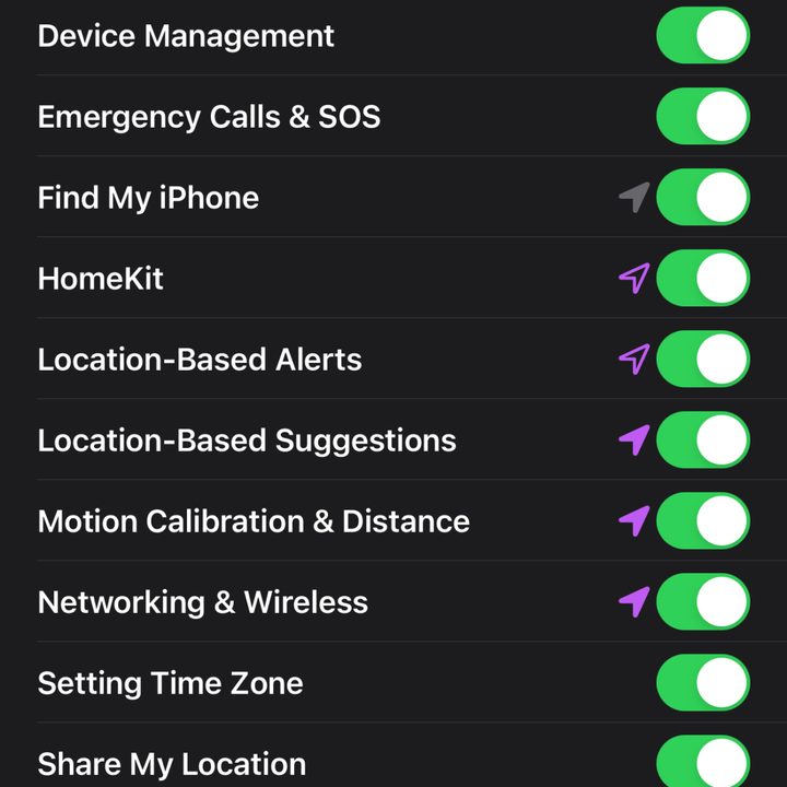 iOS 14 Tap Significant Locations