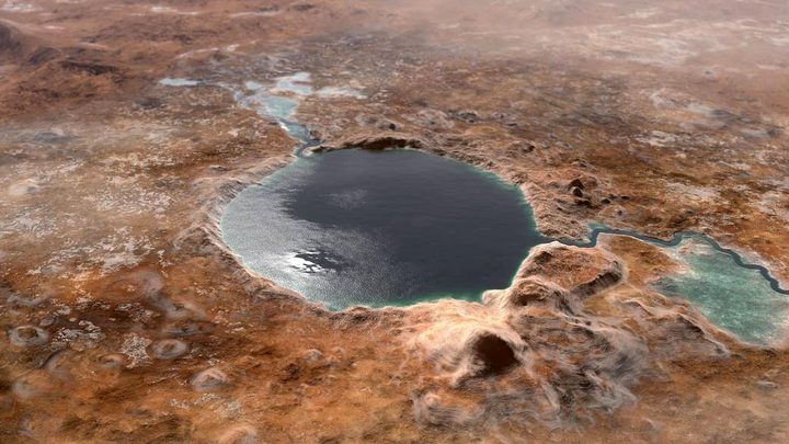 Mar's Jezero Crater