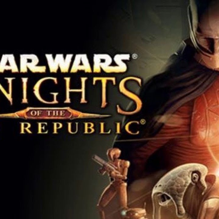 Star Wars: Knights of the Old Republic showing characters from the game.