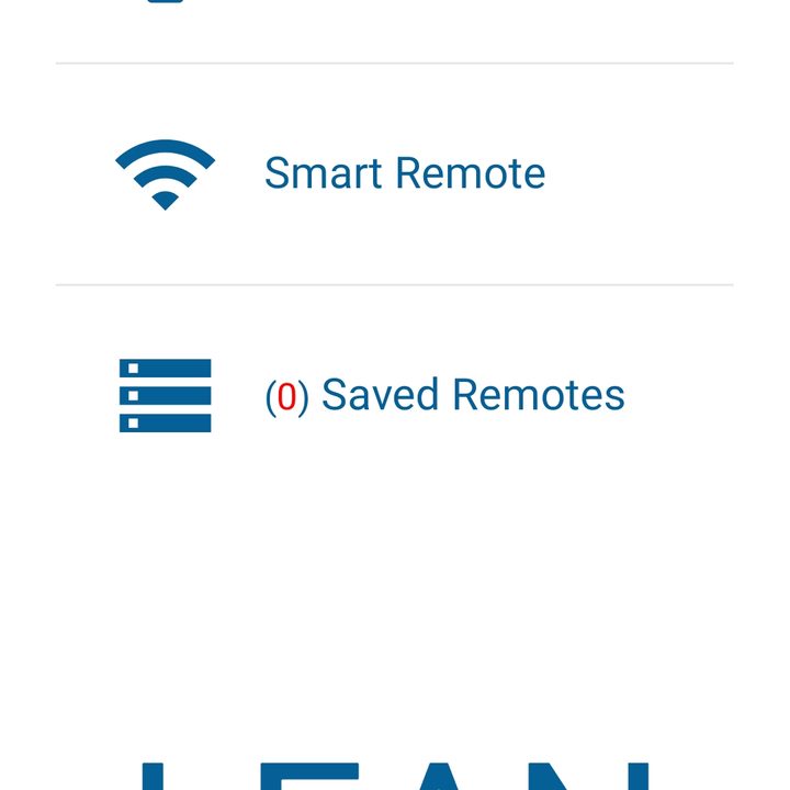best tv remote apps lean screenshot 1