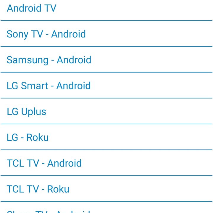 best tv remote apps lean screenshot 2