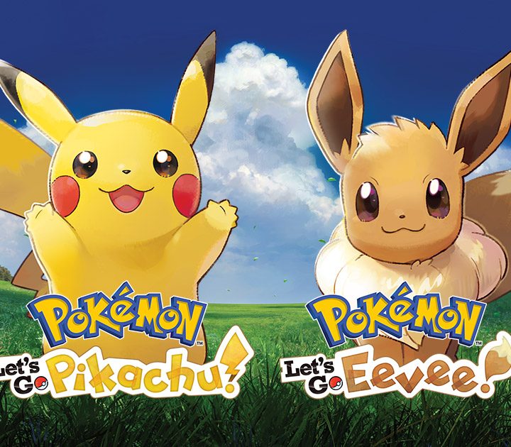 Pokémon Let's Go Pikachu and Eevee promo art.