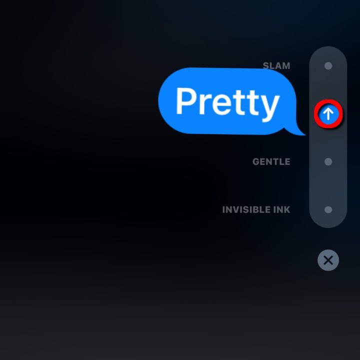 iMessage Loud effect