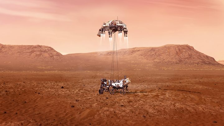 Mars Perseverance Illustration