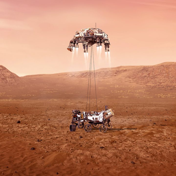 Mars Perseverance Illustration