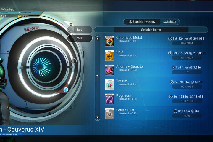 No Man's Sky galactic trade terminal