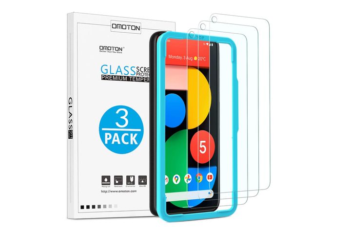 Omoton Screen Protector 3-Pack for Google Pixel 5