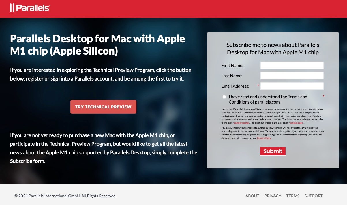Parallels Desktop 16 Preview