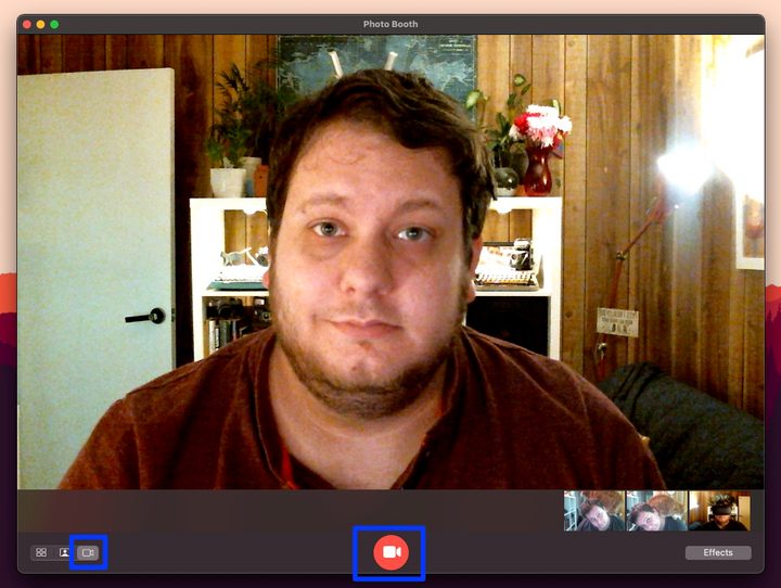 Photo Booth video recording
