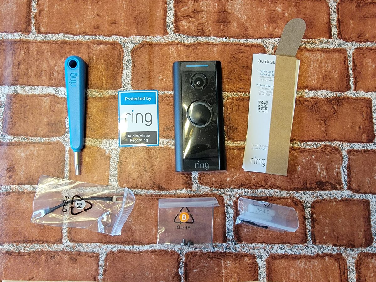 Installation tools needed for ring video doorbell wired.