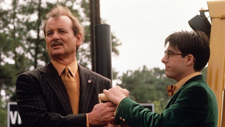 Bill Murray and Jason Schwartzman in Rushmore.