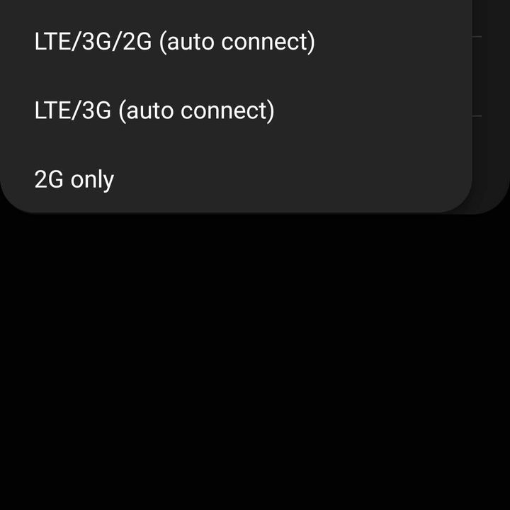 Samsung Settings Menu