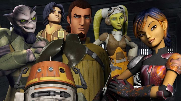 The crew of the Ghost in Star Wars Rebels.