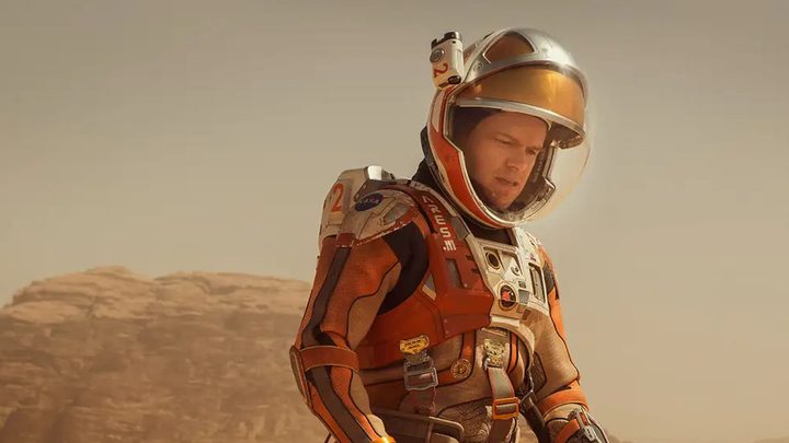 Matt Damon in The Martian.