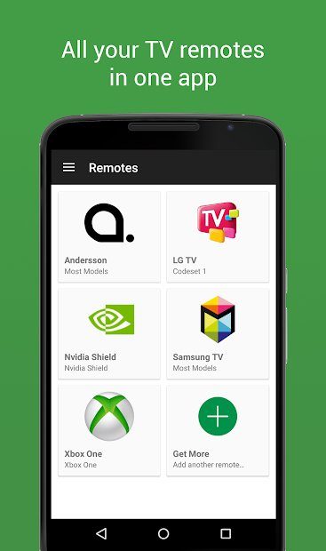 best tv remote apps unified screenshot 1