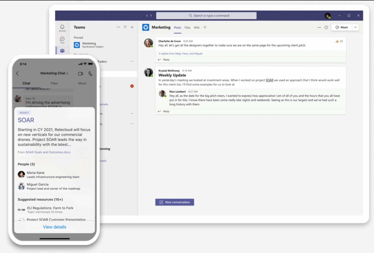 microsoft introduces viva work experience platform topics