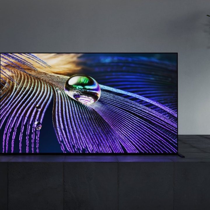 The Sony A90J OLED TV.