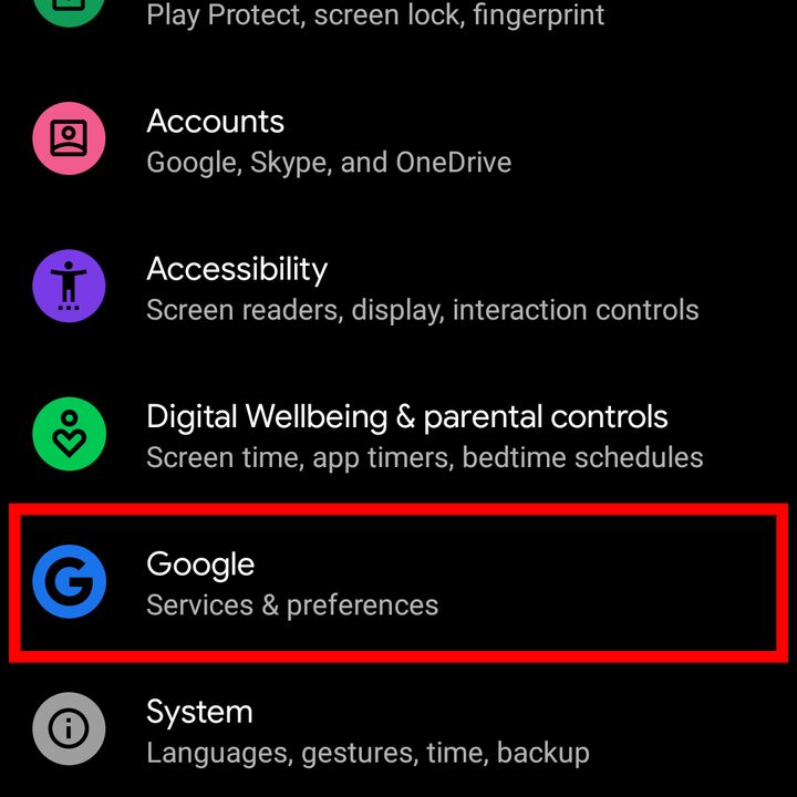 how to backup your android smartphone pc 11 settings tap google