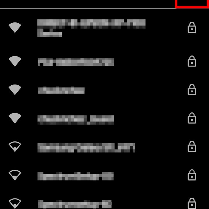 Android 11 Tap Wi-Fi Cog