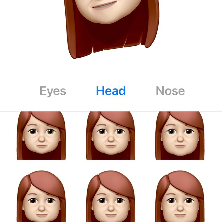 Create a new Memoji pick age.