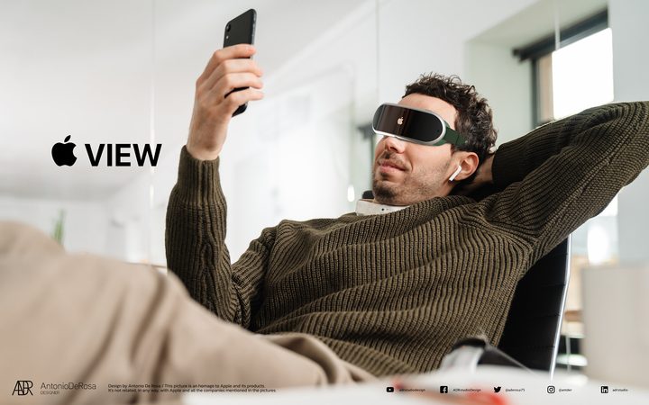 Apple VR Headset Concept by Antonio De Rosa