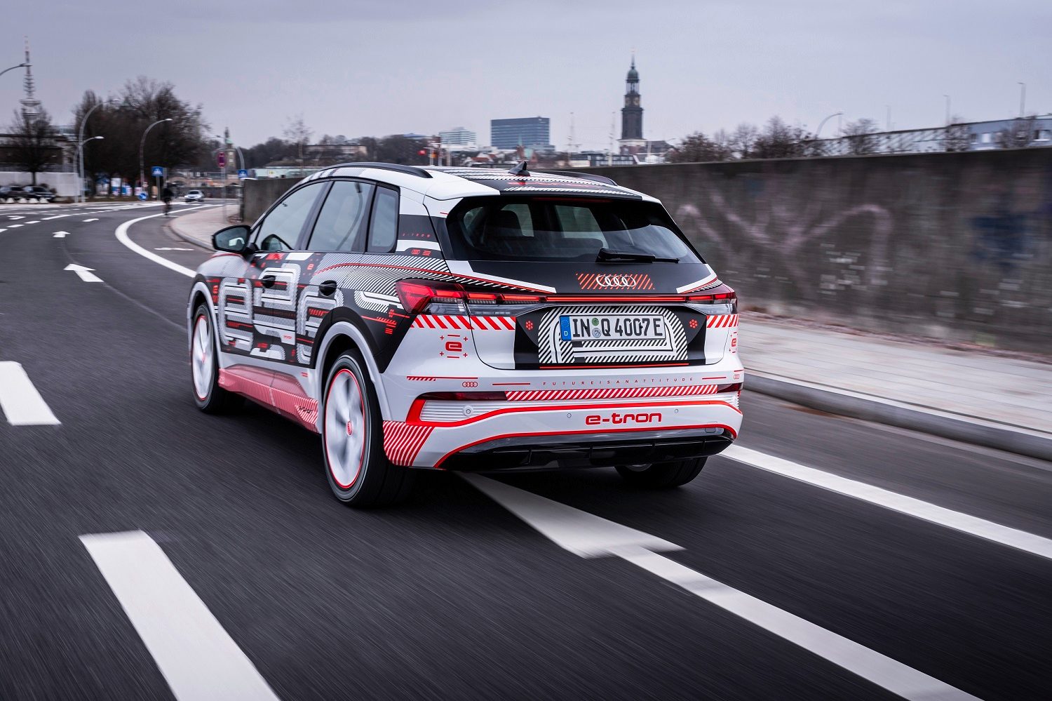 audi previews 2022 q4 e tron compact electric crossover
