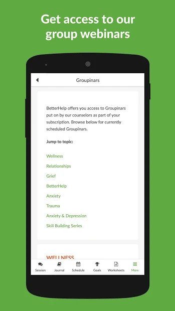 best therapy apps for android and ios betterhelp screenshot 03