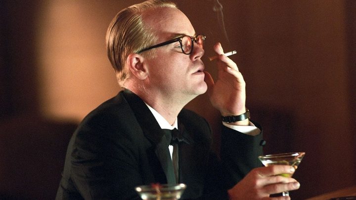 Philip Seymour Hoffman in Capote.