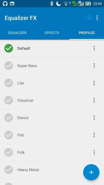 Equalizer FX - presets
