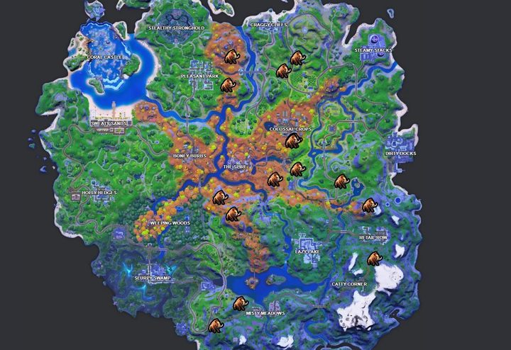Fortnite-boar-locations