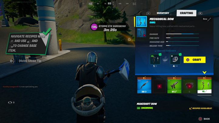 fortnite-season-6-week-2-challenge-guide-craft-a-mechanical-bow-a-mechanical-explosive-bow-and-a-mechanical-shockwave-bow