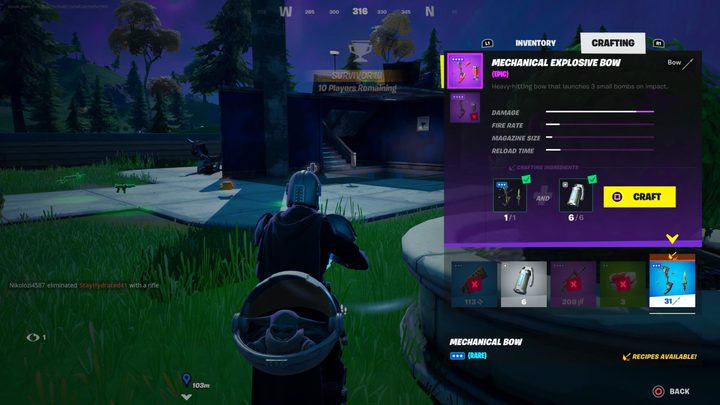 fortnite-season-6-week-2-challenge-guide-craft-a-mechanical-bow-a-mechanical-explosive-bow-and-a-mechanical-shockwave-bow