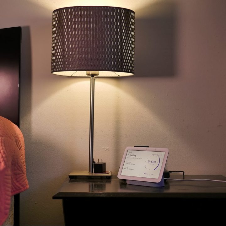 Google Nest Hub 2nd Gen on table.