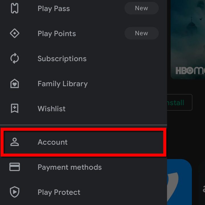 Google Play App Access Account Info