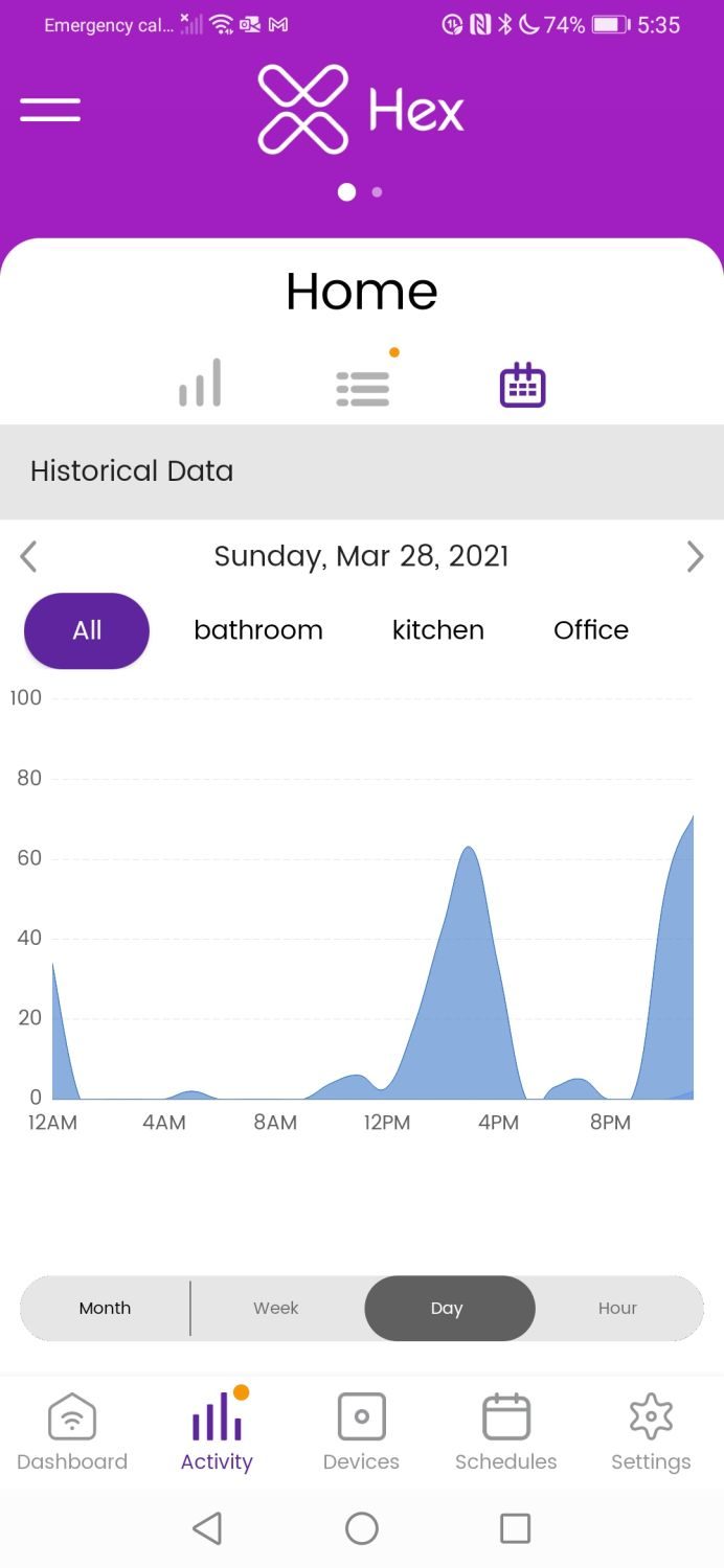 hex home wi fi motion detection sensors app 1 of 3