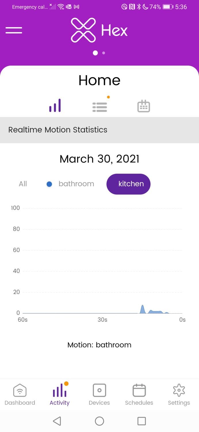 hex home wi fi motion detection sensors app 2 of 3