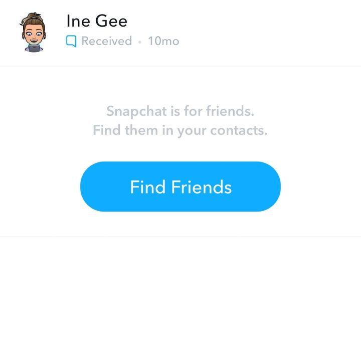 Snapchat group chat screenshot