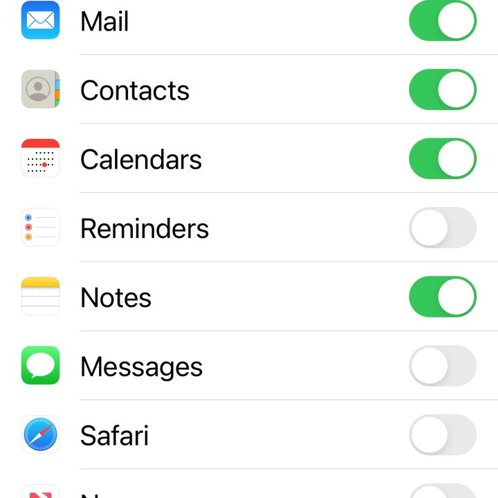 Turn off iCloud