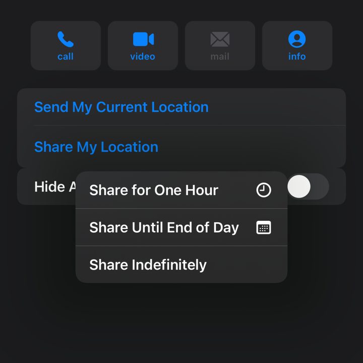 how to share location iphone imessage my