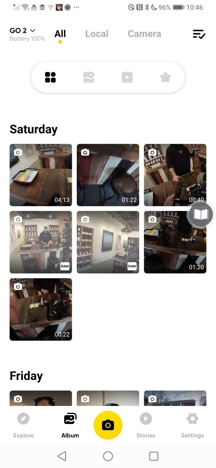 insta360 go 2 review app of 3