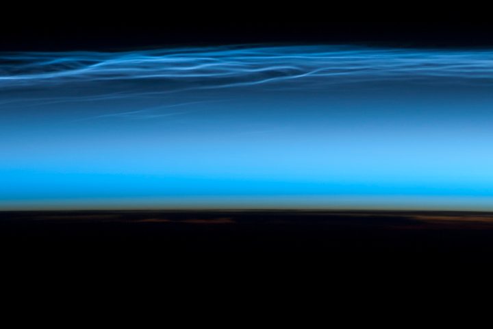“Night-shining” clouds form at high altitudes in late spring and early summer.