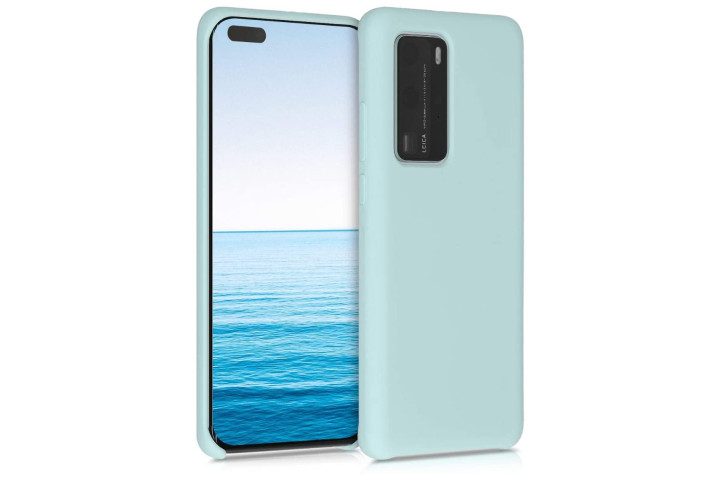 kwmobile TPU Silicone Case for Huawei P40 Pro in Mint Matte