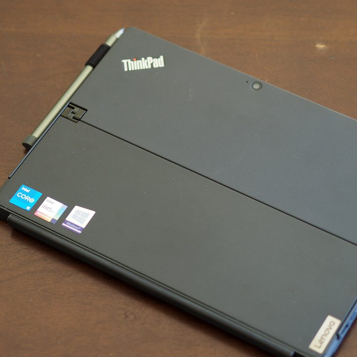 Lenovo ThinkPad X12 Detachable back view.