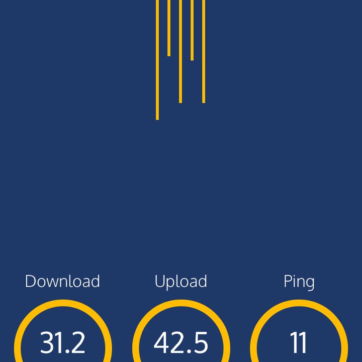 Meteor 5g testing app speed test.